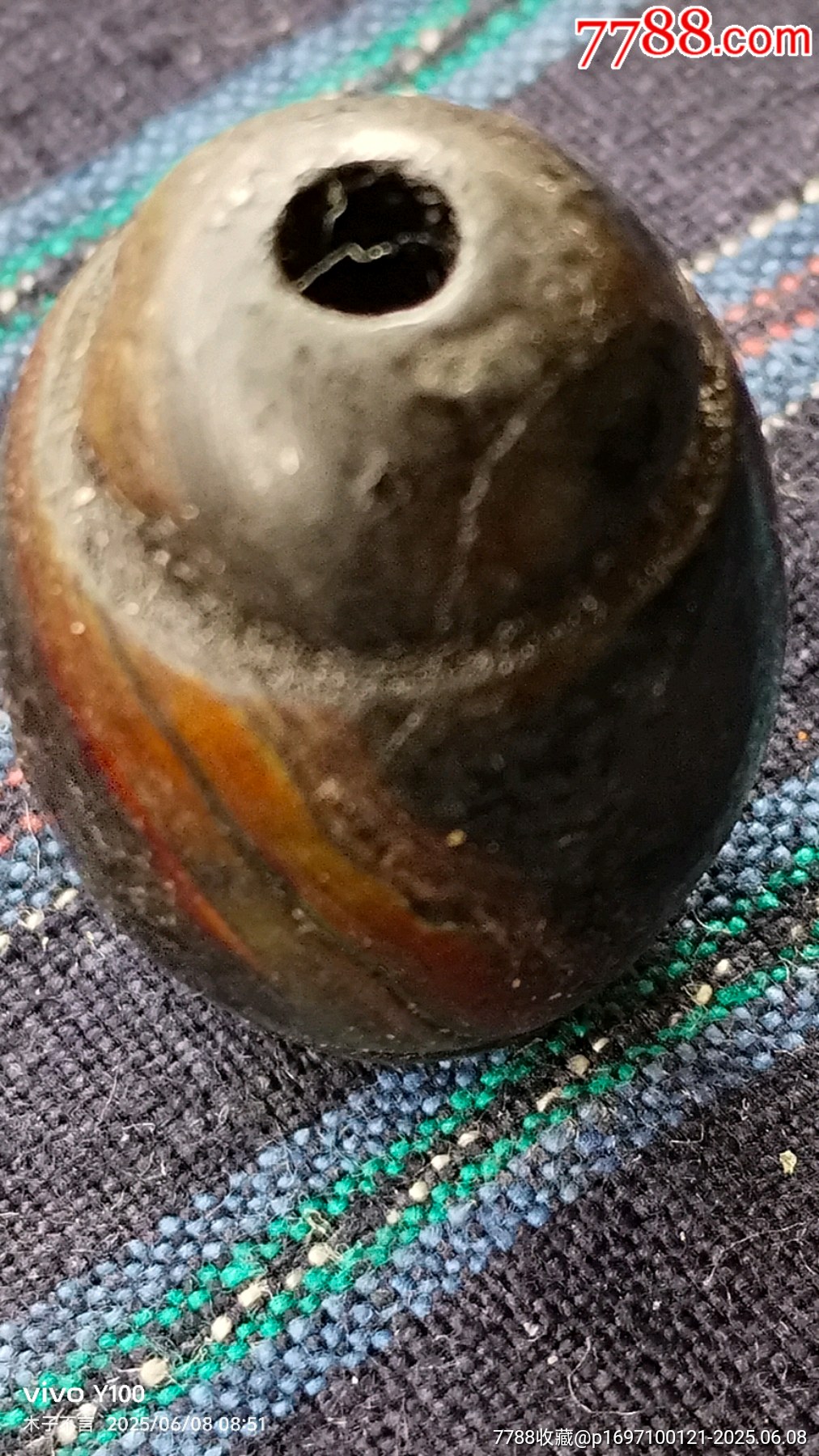 千年纏絲瑪瑙桶珠_價格28元【嘉禾古玩】_第6張_