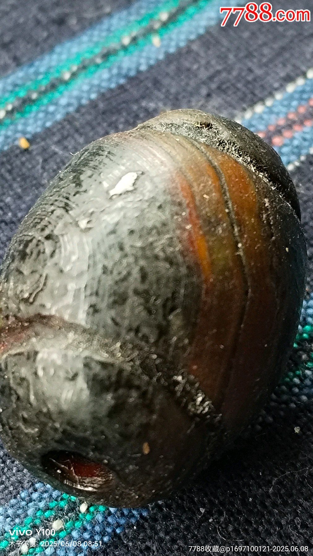千年纏絲瑪瑙桶珠_價格28元【嘉禾古玩】_第7張_