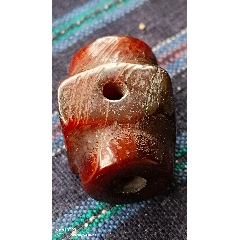 千年瑪瑙十字六通珠_