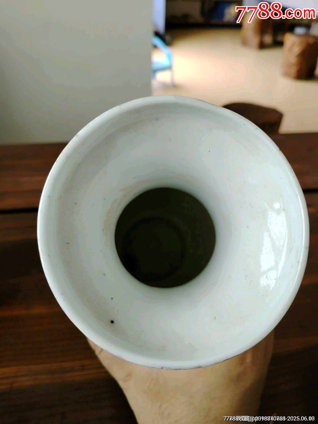 （全品）解放初567貼花粉彩開窗仕女人物觀音瓶品相如圖全品尺寸高31cm_價格100元_第5張_