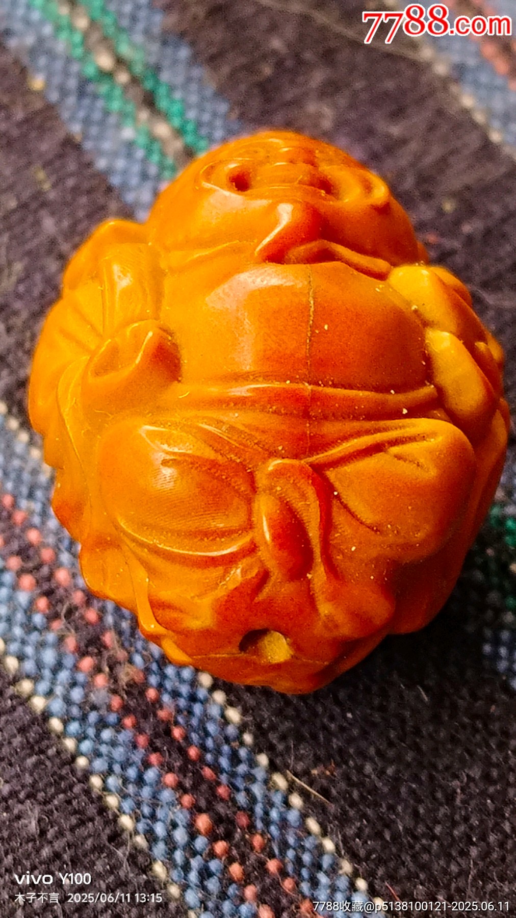手工雕刻件財(cái)神_價(jià)格18元【嘉禾古玩】_第3張_