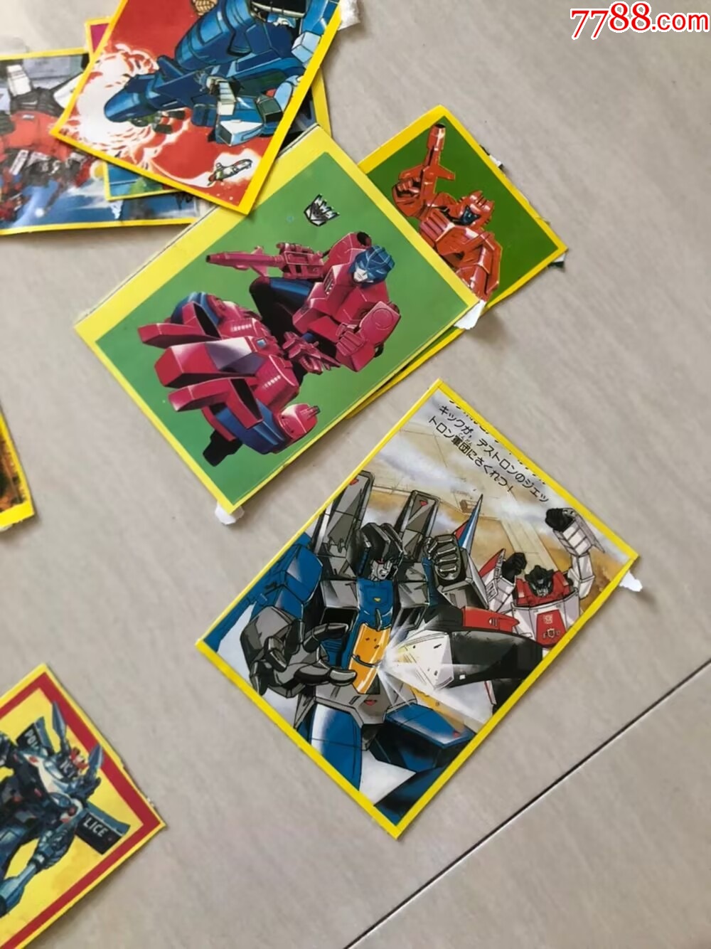 變形金剛貼紙和墊板_價格78元【玩具懷舊】_第7張_