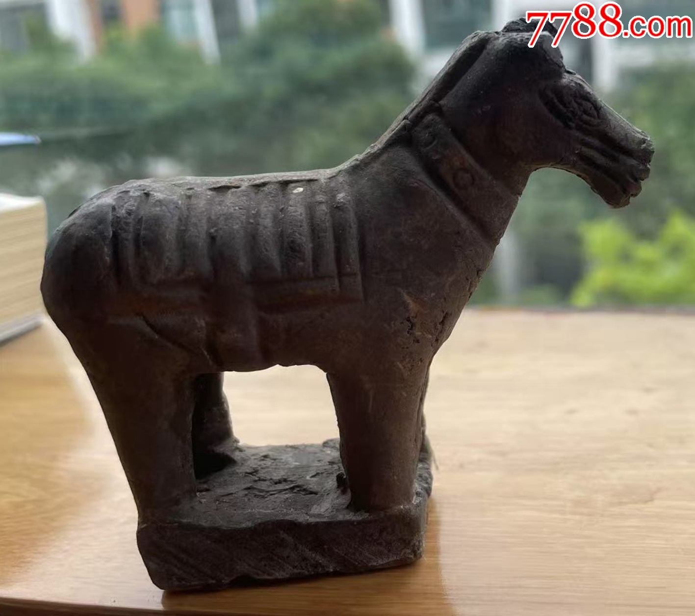 漢：馬陶俑，帶馬鞍，栩栩如生，保真！_價格108元【優(yōu)品好店】_第4張_