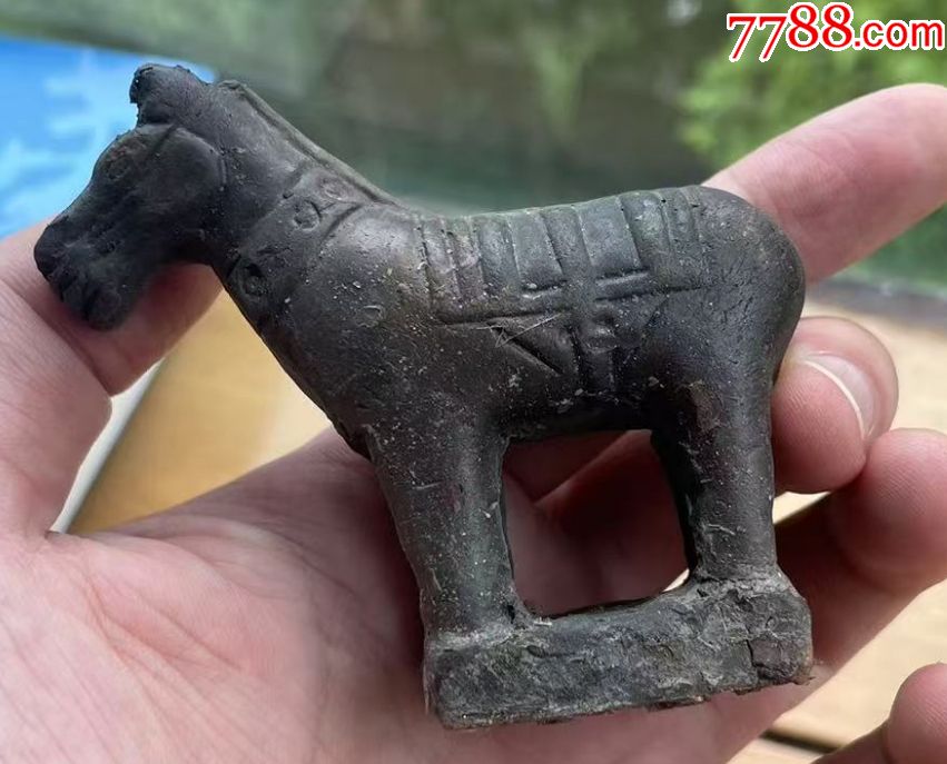 漢：馬陶俑，帶馬鞍，栩栩如生，保真！_價格108元【優(yōu)品好店】_第8張_