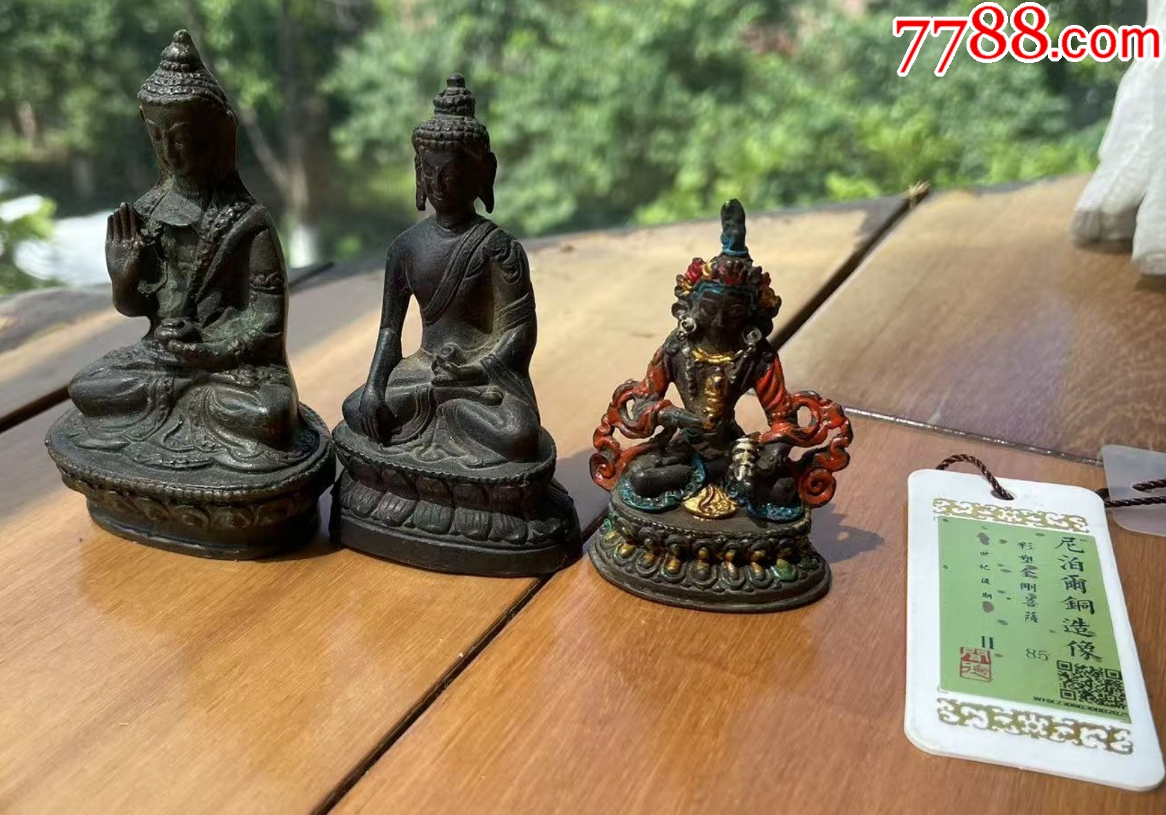 三座佛像，各不同菩薩造像，銅像！3件！_價(jià)格528元【優(yōu)品好店】_第3張_