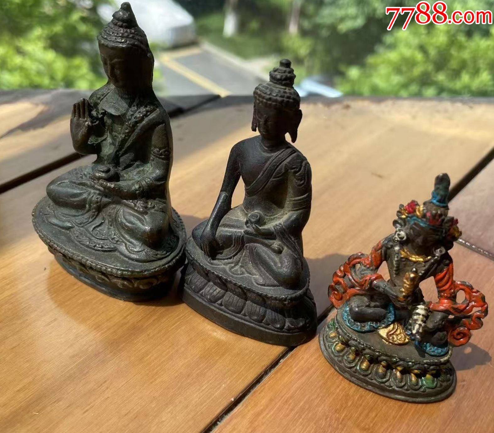 三座佛像，各不同菩薩造像，銅像！3件！_價(jià)格528元【優(yōu)品好店】_第4張_