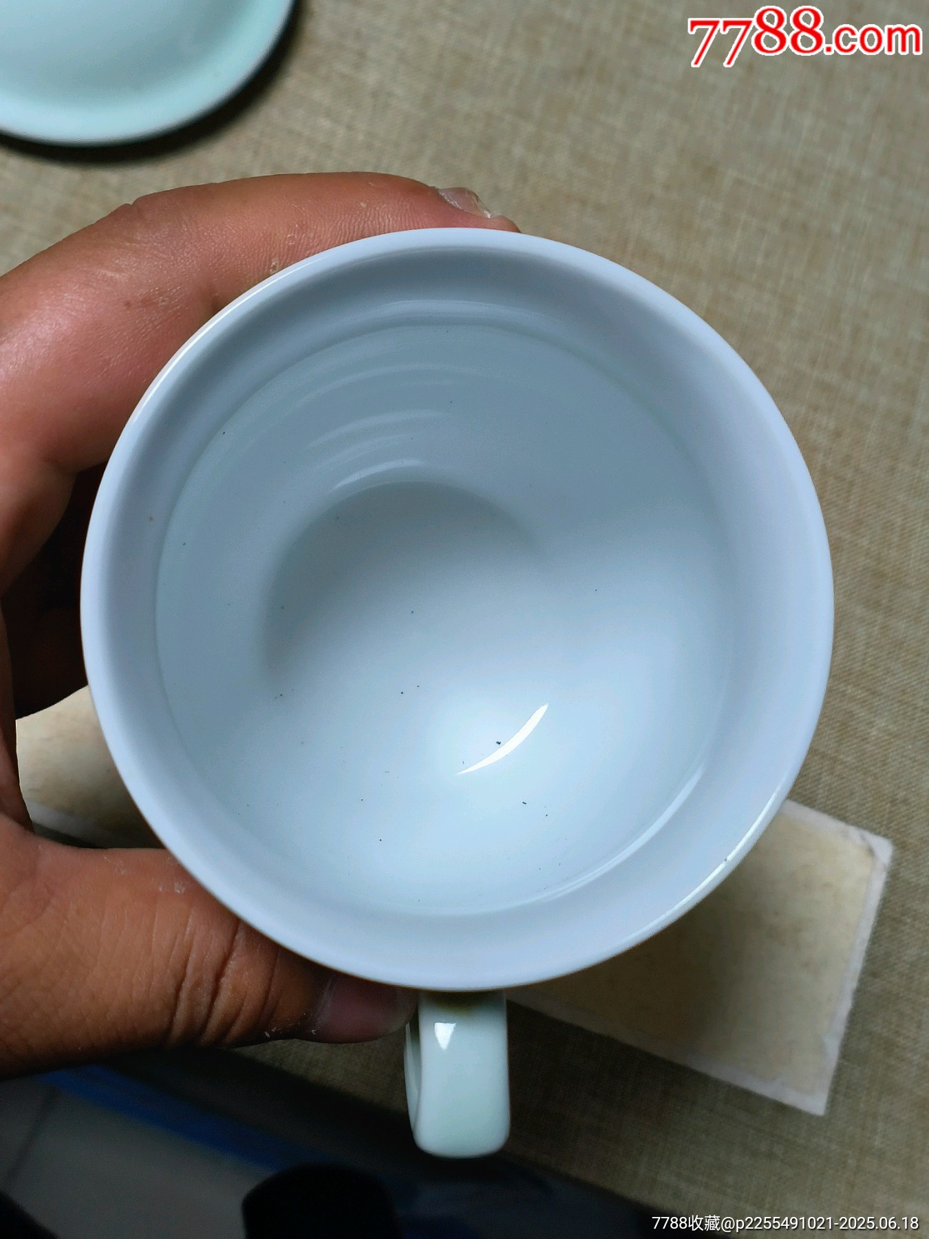 文*青瓷堆白茶杯（少見，收藏佳品，）_價格142元_第7張_