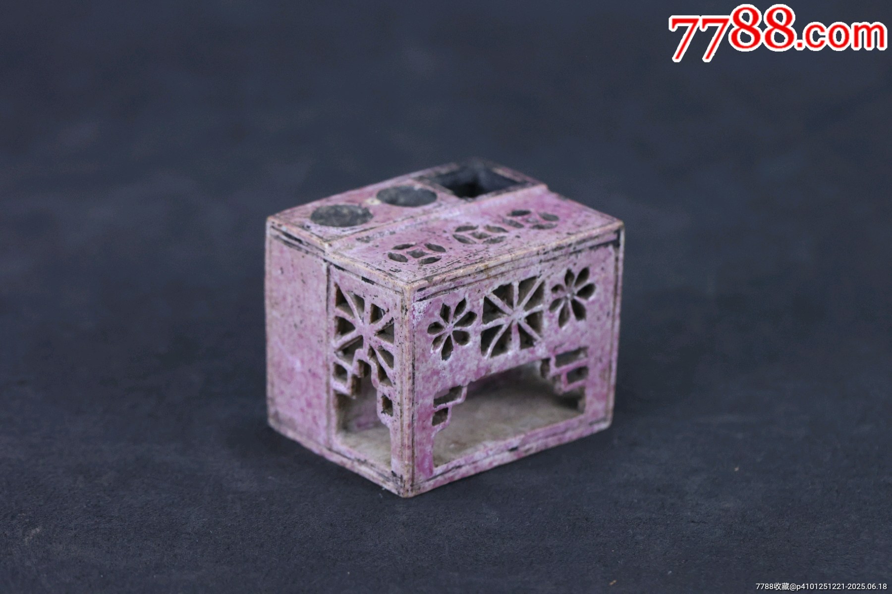 文房晚清爐鈞釉胭脂紅筆插_價格1275元_第1張_