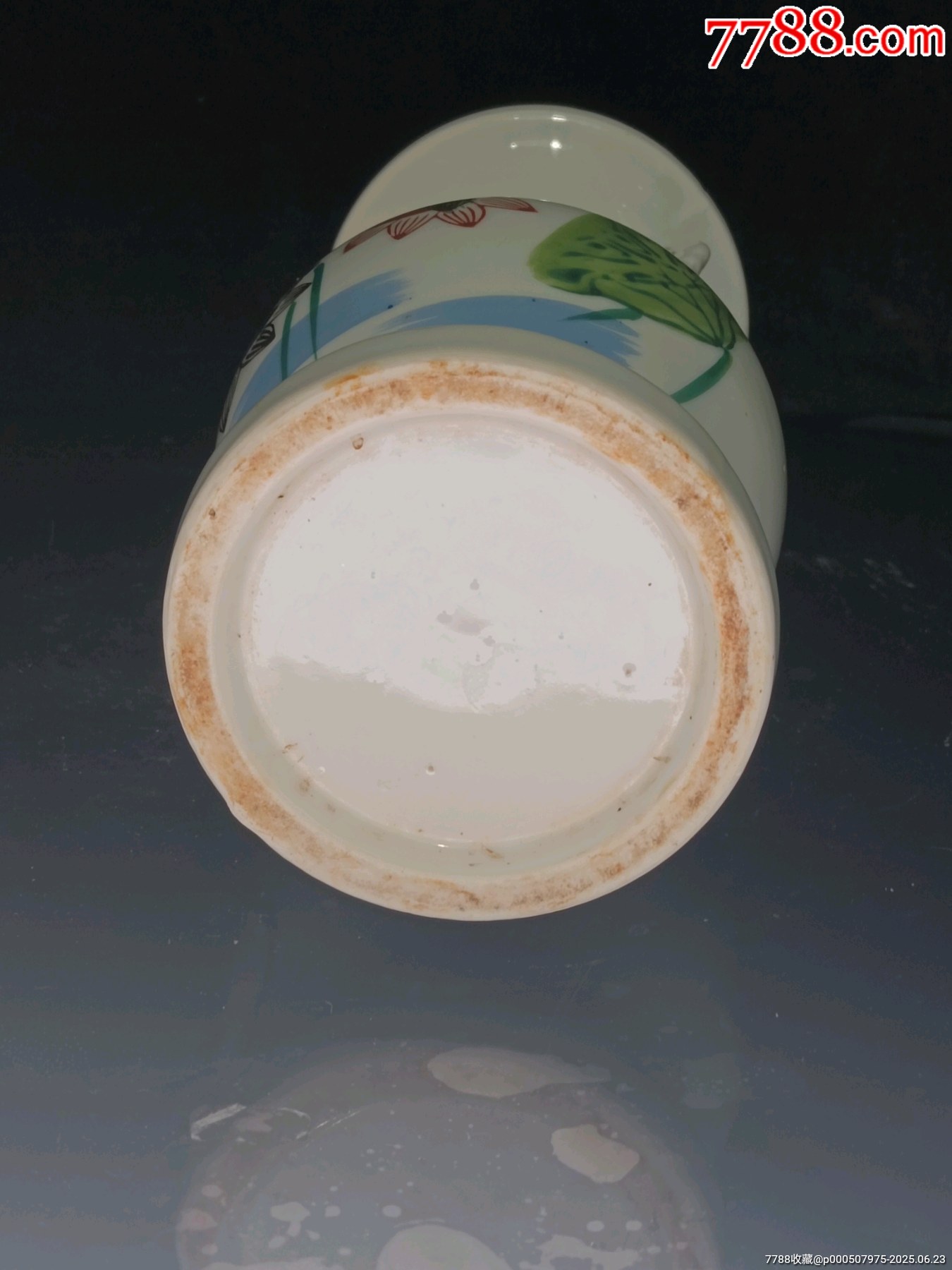 民國德化窯五彩花卉紋瓶_價格403元_第7張_