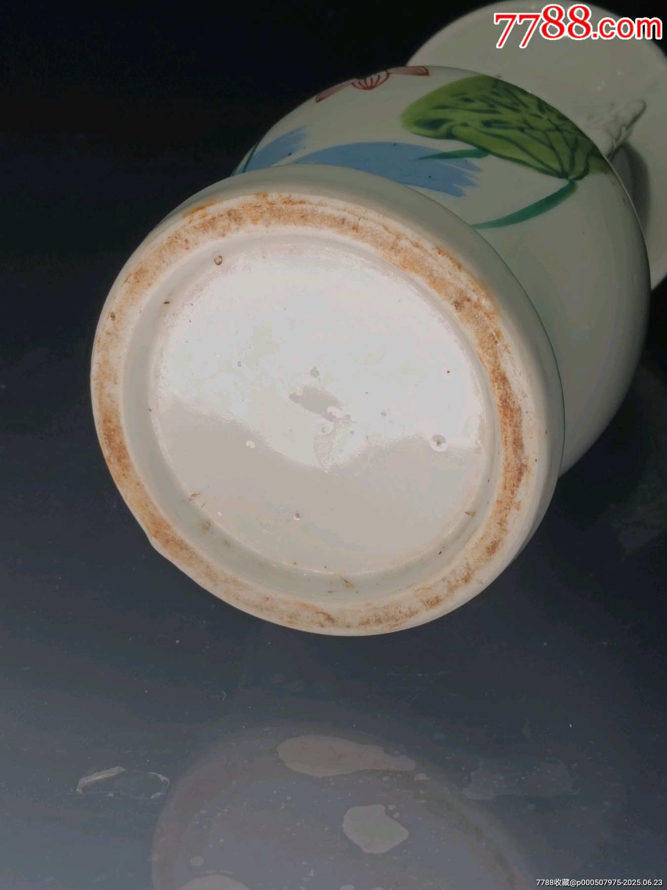 民國德化窯五彩花卉紋瓶_價格403元_第8張_