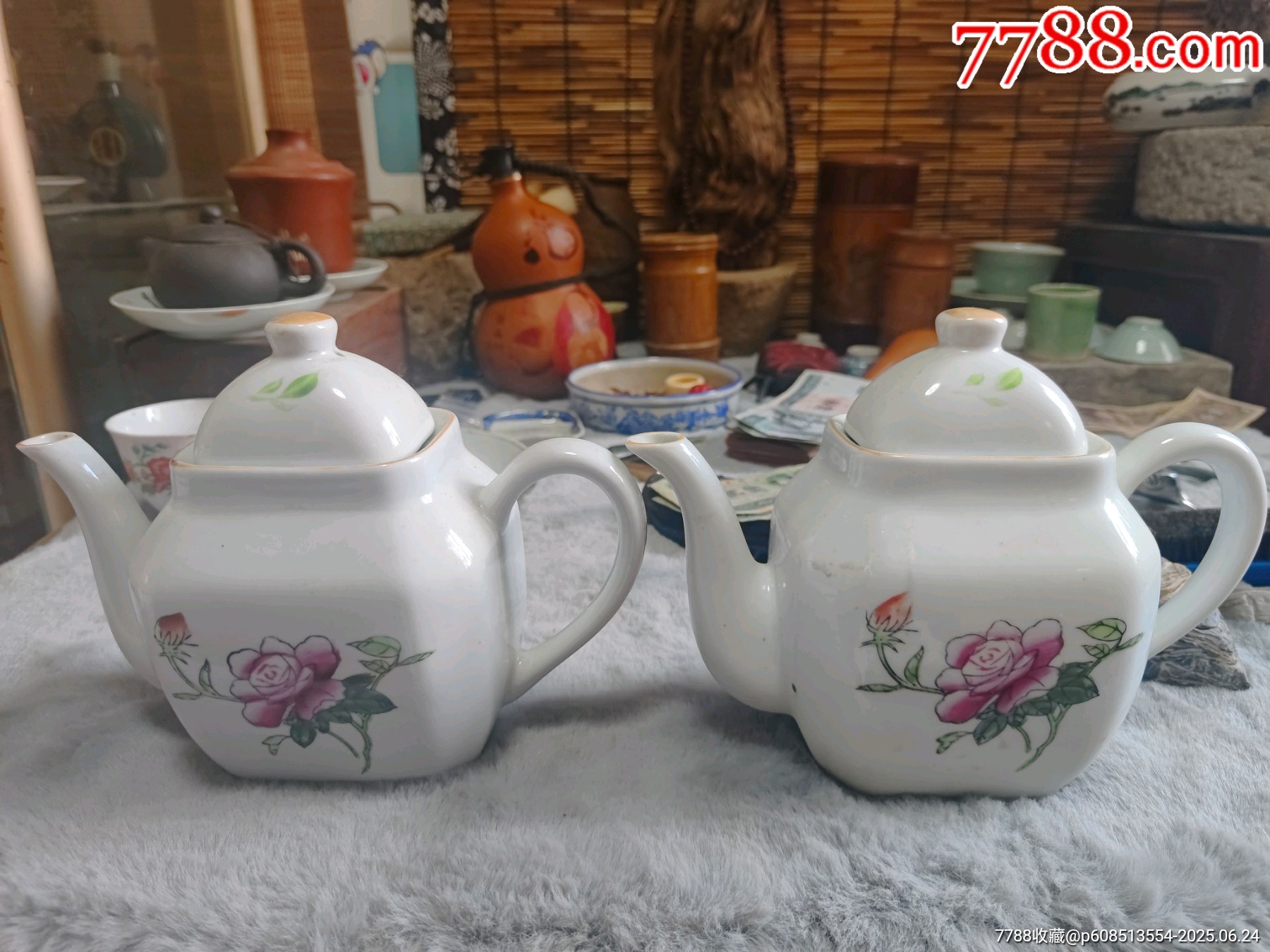 5-6-7花卉方壺全品一對(duì)_價(jià)格128元_第1張_