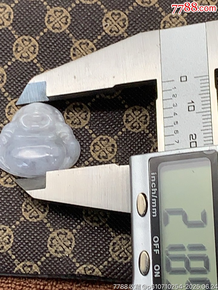 純天然A貨翡翠紫羅蘭彌勒佛_價格1元_第3張_