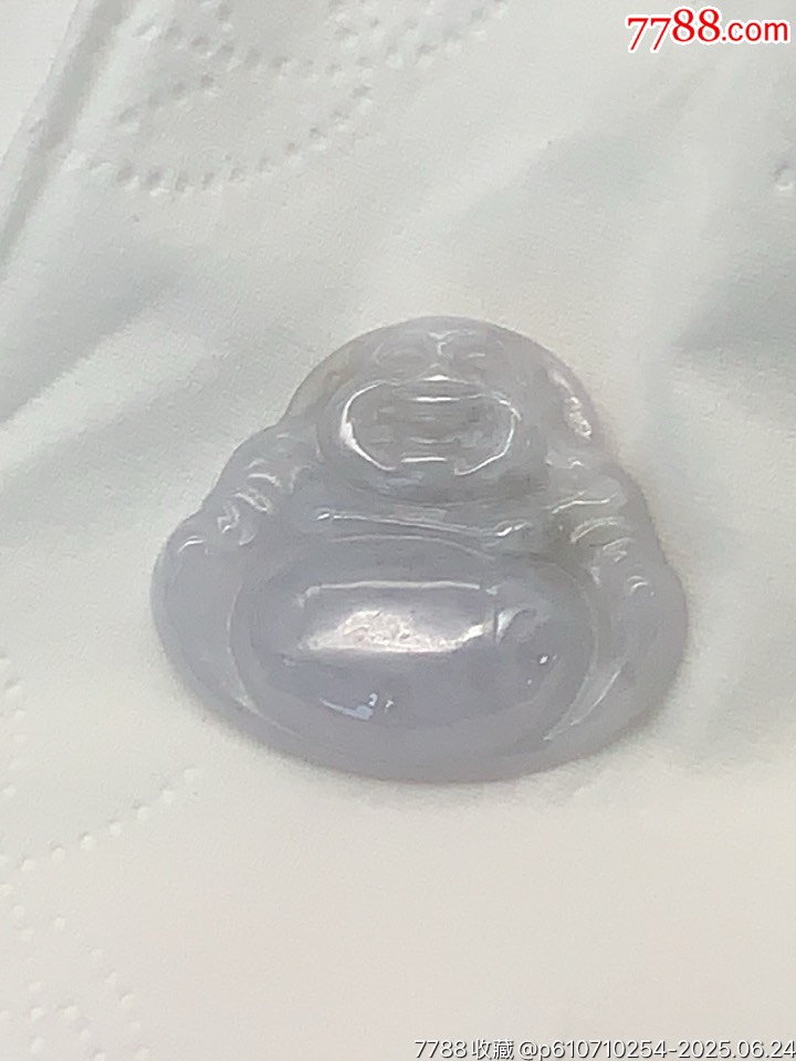 純天然A貨翡翠紫羅蘭彌勒佛_價格1元_第6張_
