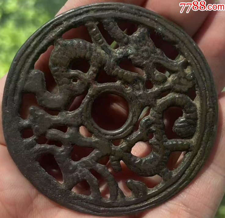 特大型：雙龍鏤空大花錢！60mm左右_價格121元_第4張_