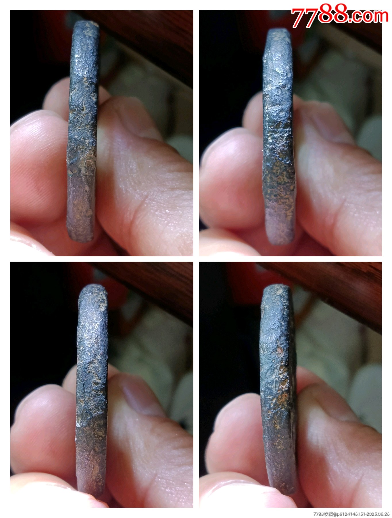 大直徑39.6大樣六級幣！超厚4.8毫米乾封泉寶折十背策大鐵錢_價格97元_第4張_