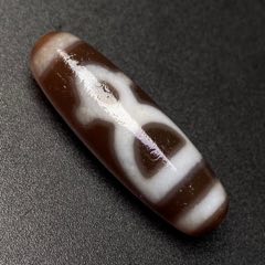 藏區(qū)回流老料高油包漿【財(cái)神天珠】_