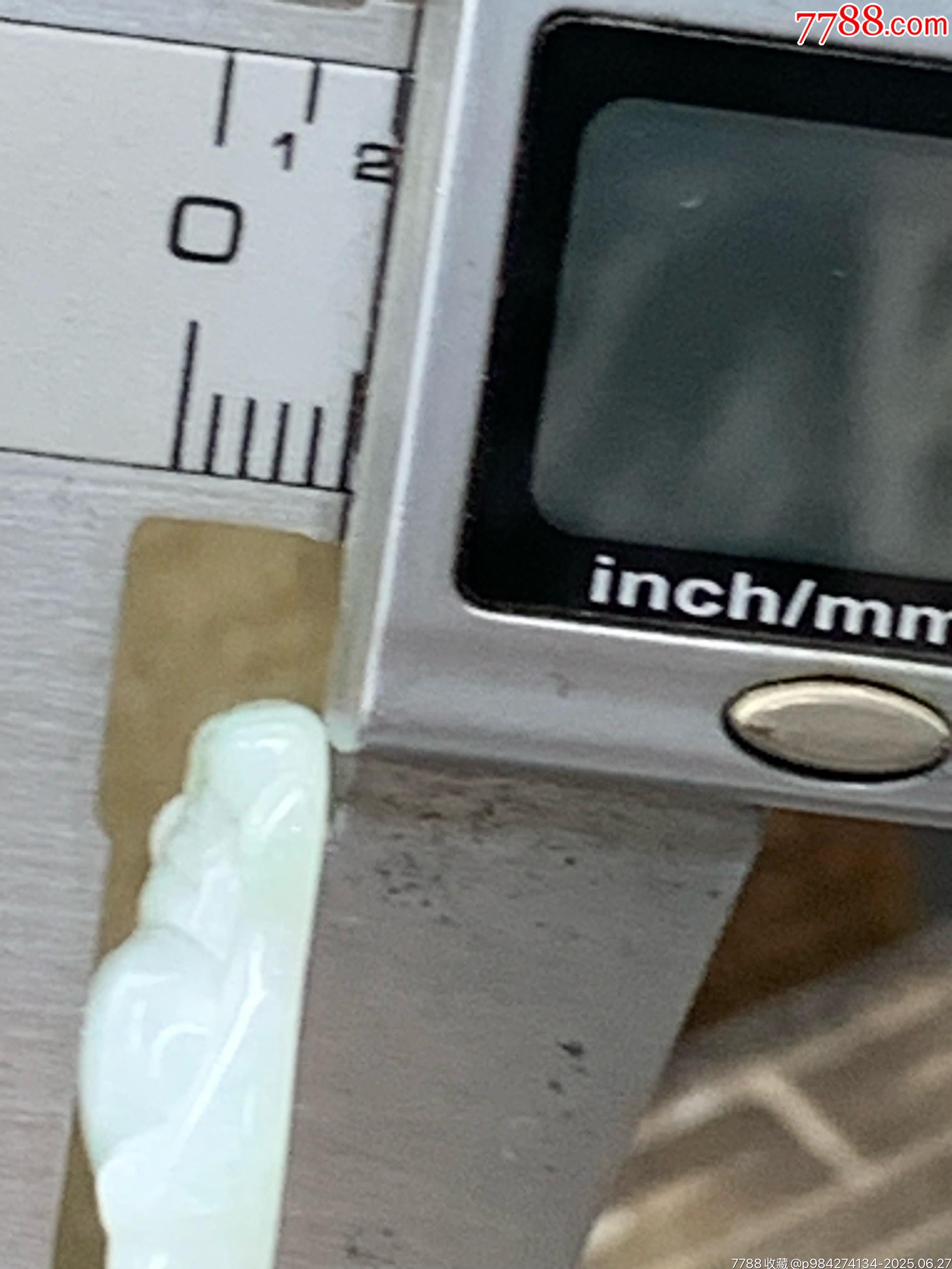 純天然翡翠A貨白底青財神_價格11元_第2張_