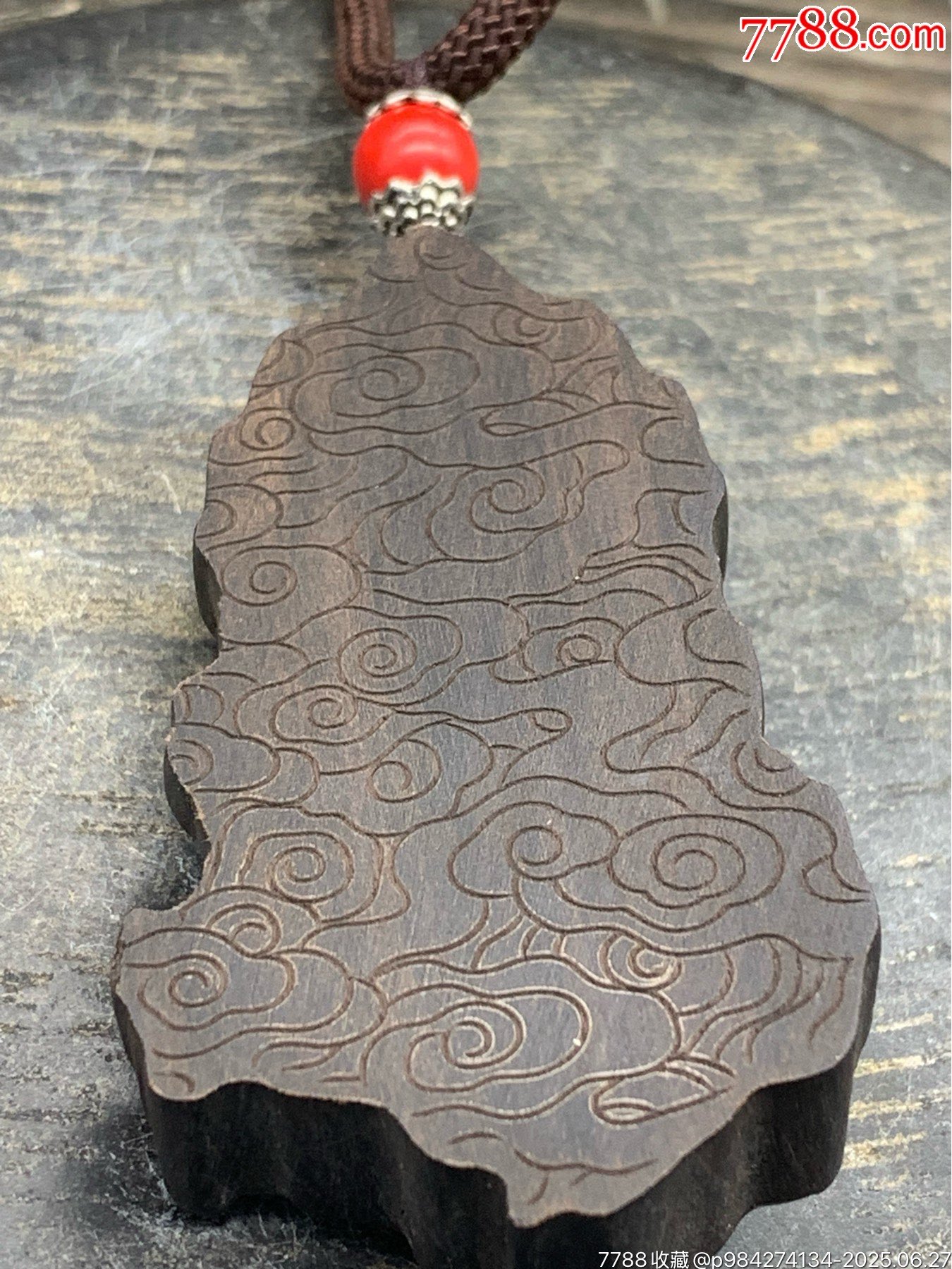 純天然烏木觀音大掛件_價格20元_第2張_