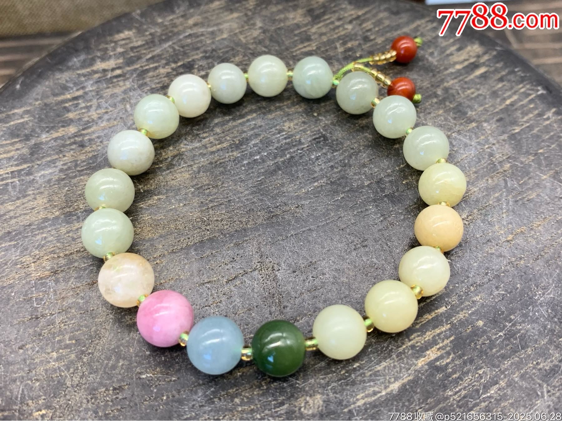 純天然和田玉手串_價格1元_第2張_
