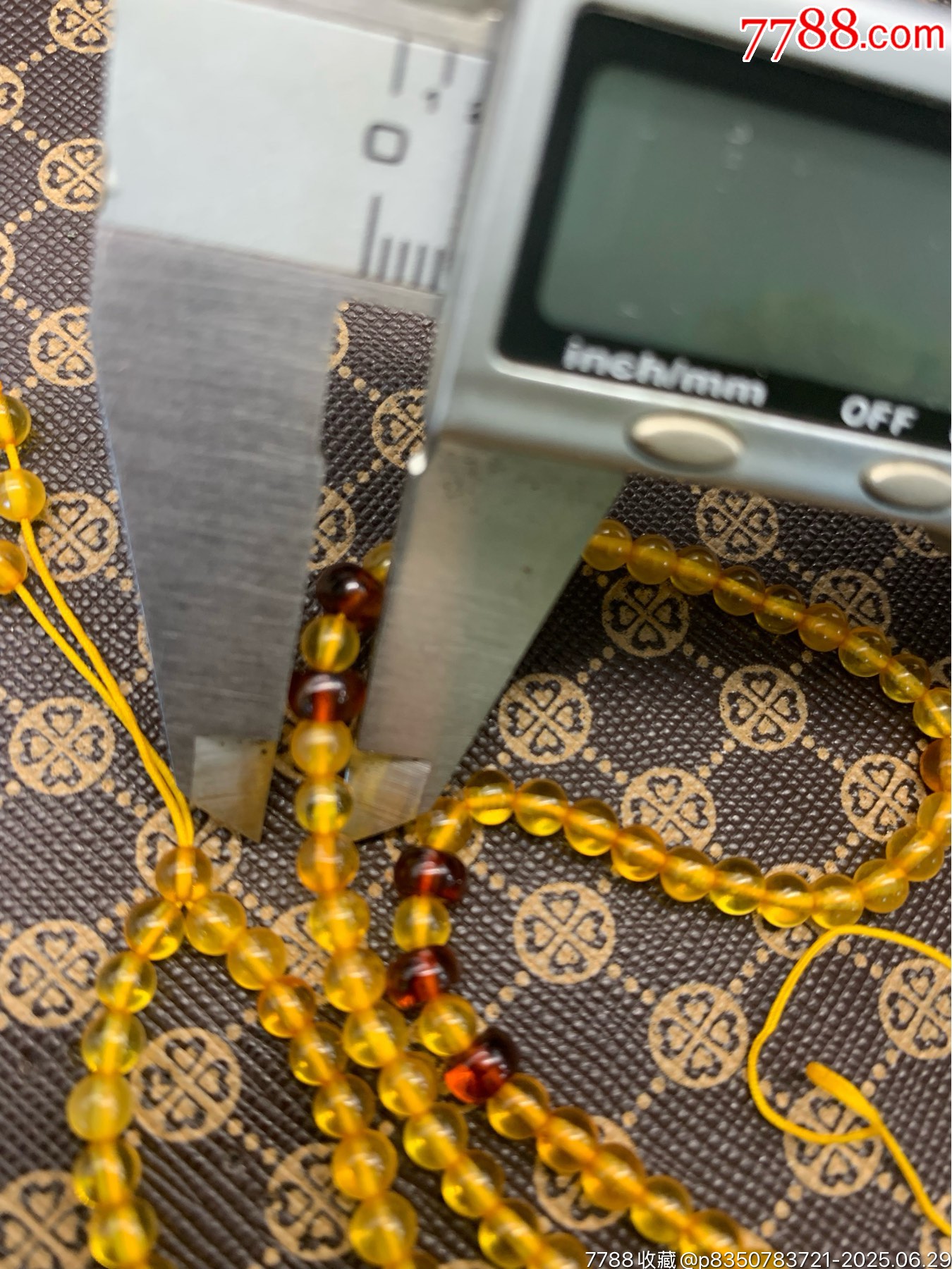 純天然琥珀金珀珠鏈_價(jià)格41元_第4張_