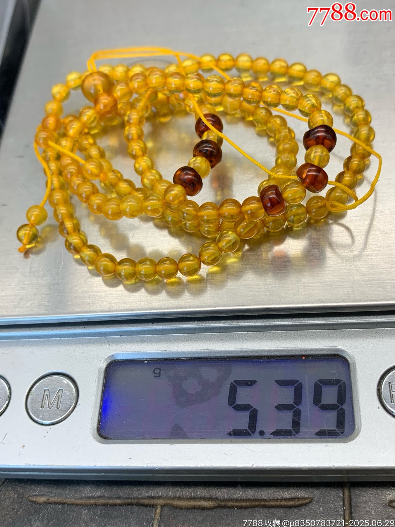 純天然琥珀金珀珠鏈_價(jià)格41元_第6張_