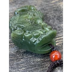 純天然新疆和田玉貔貅(au41761008)_7788收藏__收藏?zé)峋€