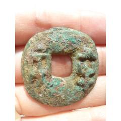 極少見(jiàn)大型秦半兩錢，直徑34.3，厚重，重11克以上，好品，保真