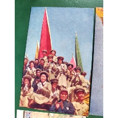 1952出口版中華全國(guó)青年民主聯(lián)合會(huì)明信片六張_明信片/郵資片_￥782