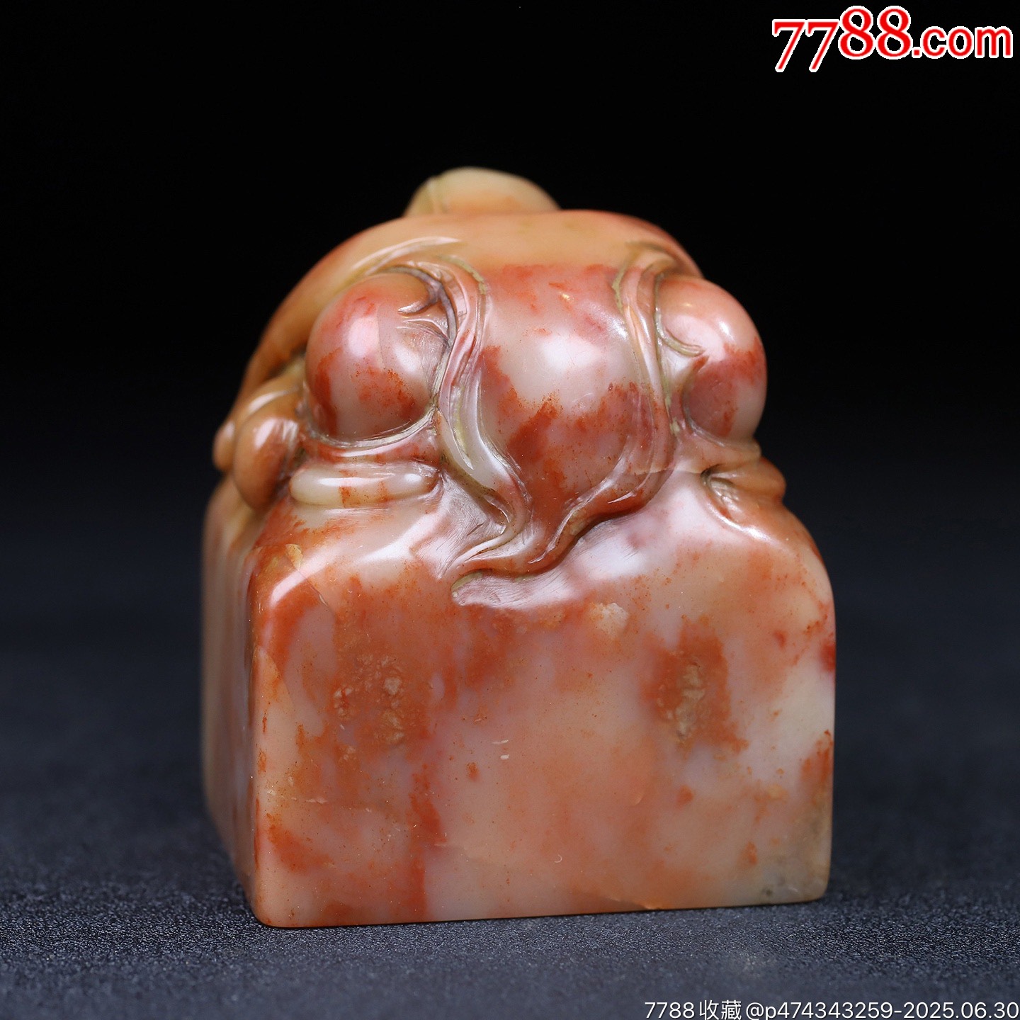 舊藏壽山石雕刻福祿童子印章，_價(jià)格888元【子健老貨】_第6張_
