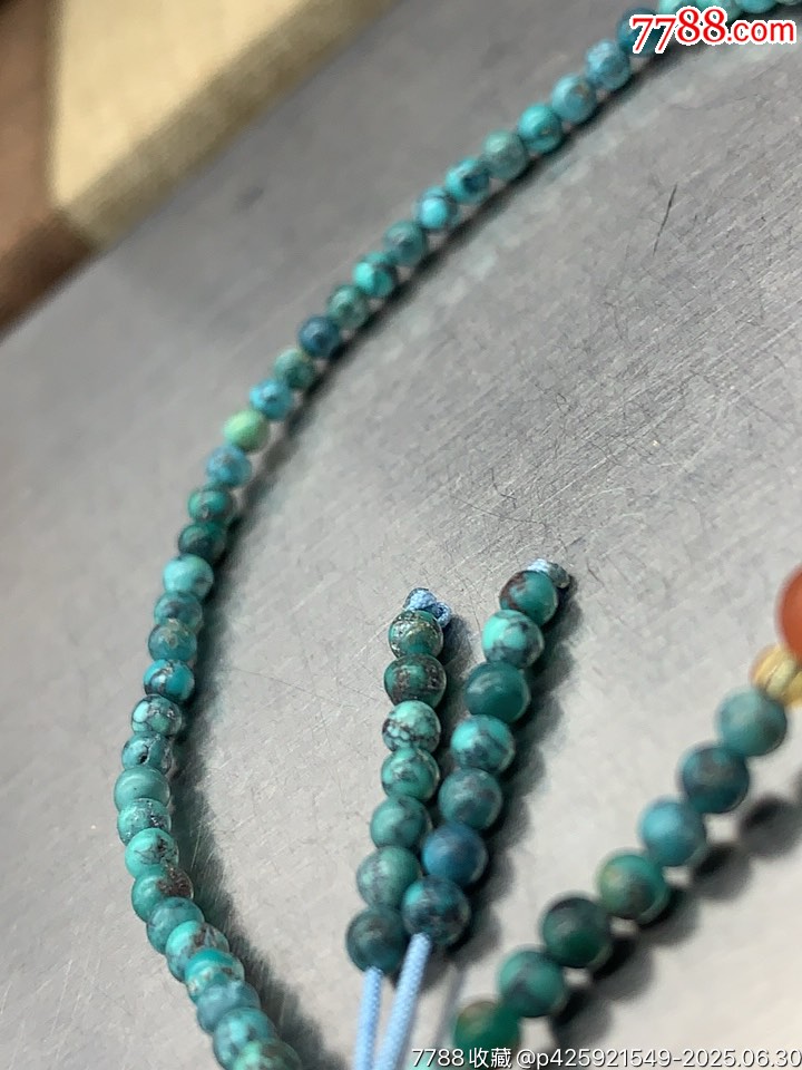 純天然綠松石高瓷小米珠手串_價格41元_第7張_