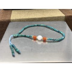 純天然綠松石高瓷小米珠手串(au41765148)_7788收藏__收藏?zé)峋€