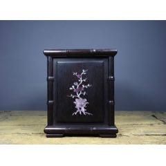 舊藏花梨木精工細作鑲嵌彩貝梅蘭竹菊(au41765673)_子健老貨