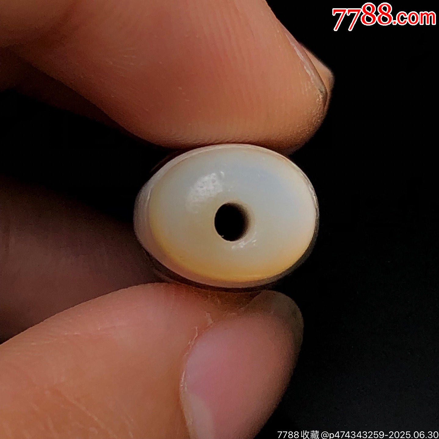 藏區(qū)回流老料高油包漿【虎牙兩眼天珠】_價(jià)格499元【子健老貨】_第5張_
