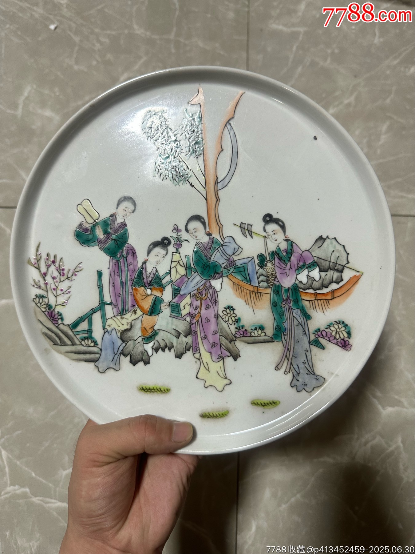 民國(guó)盤子一個(gè)_價(jià)格49元_第4張_