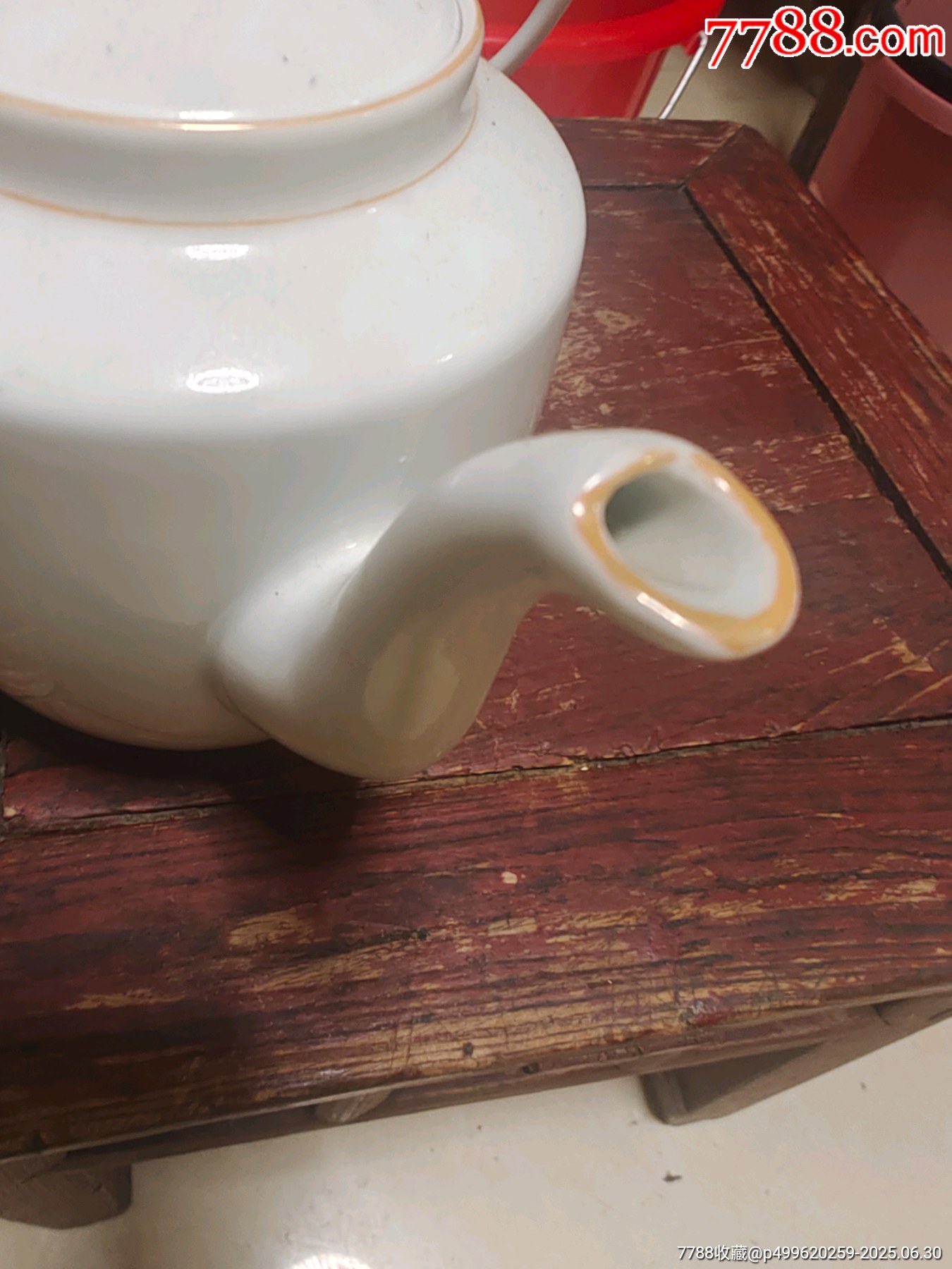 60年代，美品花卉圓壺一對_價格128元_第13張_