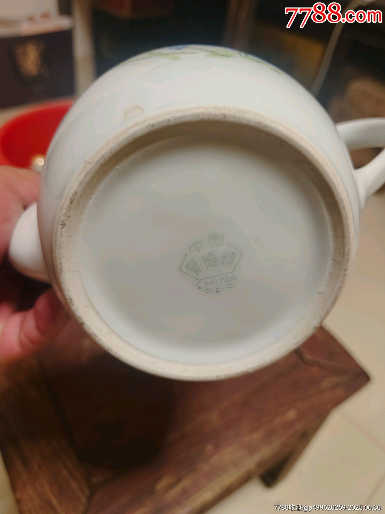60年代，美品花卉圓壺一對_價格128元_第19張_