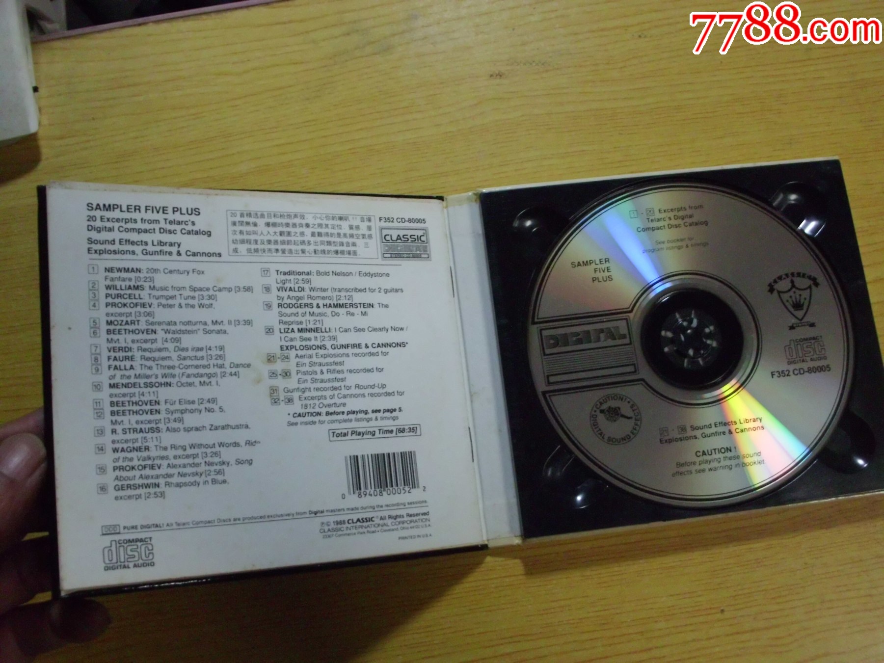 外文試音碟：V_價格11元【寶大洋】_第3張_