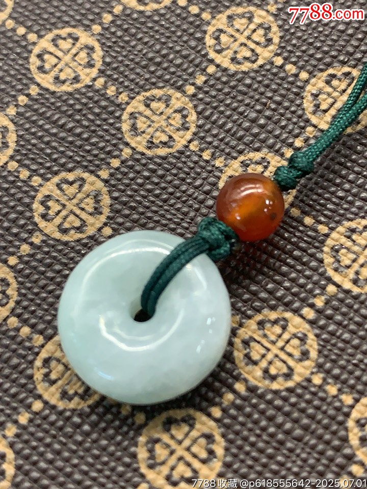 純天然A貨緬甸翡翠平安扣_價(jià)格1元_第1張_