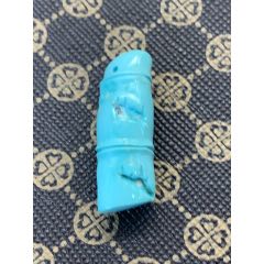 純天然高瓷綠松石竹節(jié)節(jié)節(jié)高