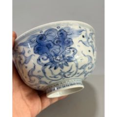 清代.青花碗