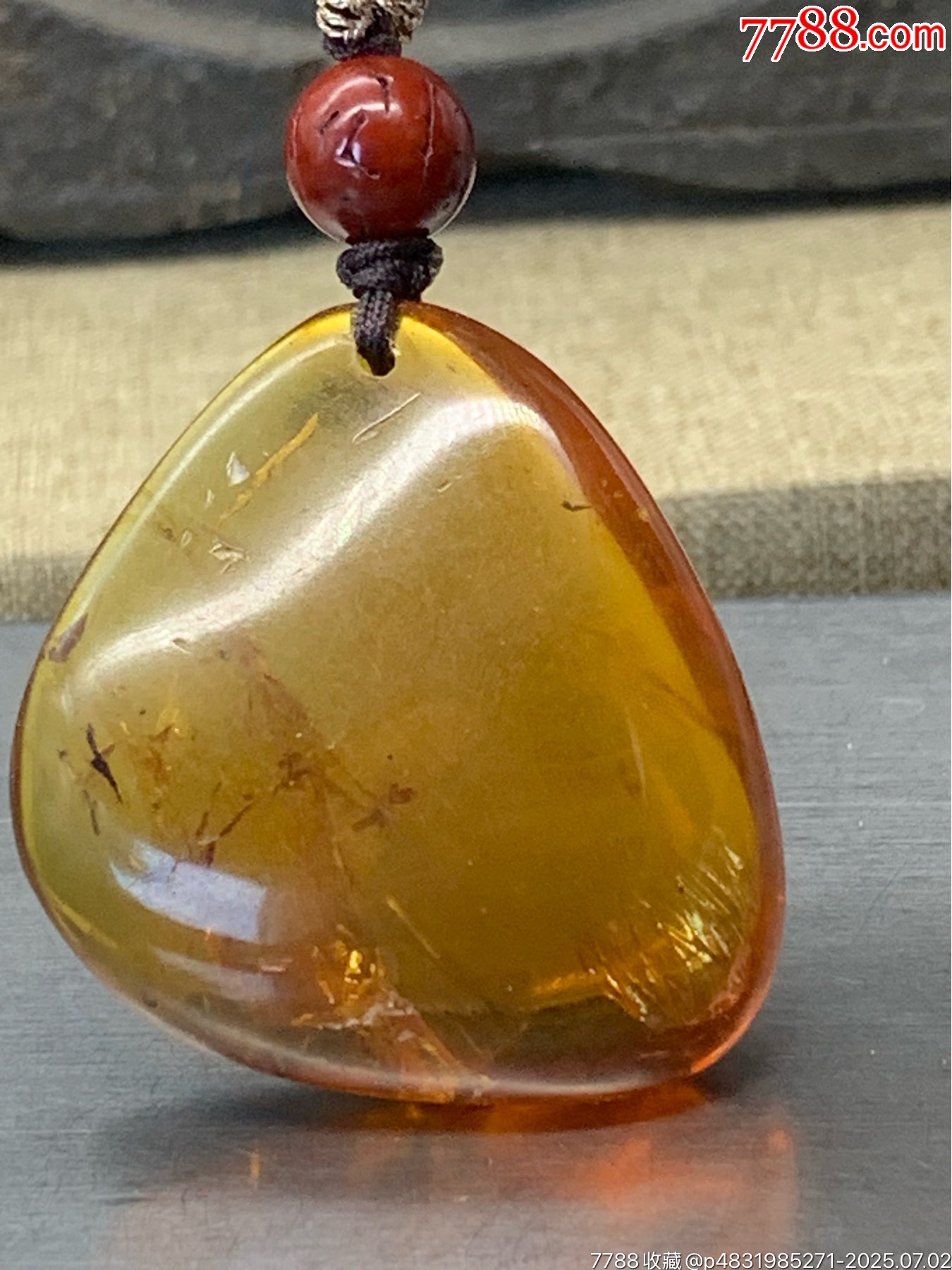 純天然緬甸琥珀金蘭珀吊墜_價格40元_第2張_