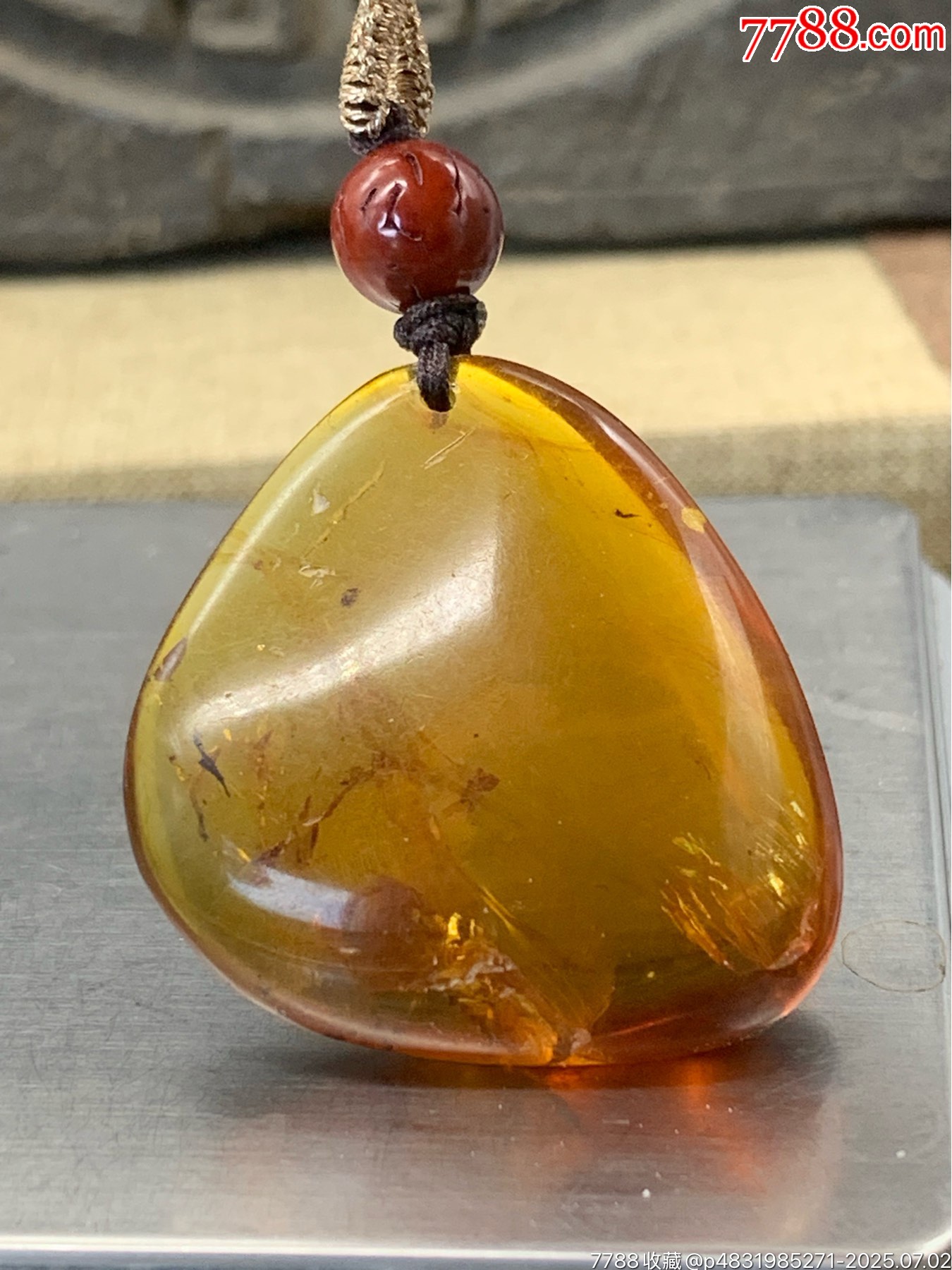 純天然緬甸琥珀金蘭珀吊墜_價格40元_第3張_
