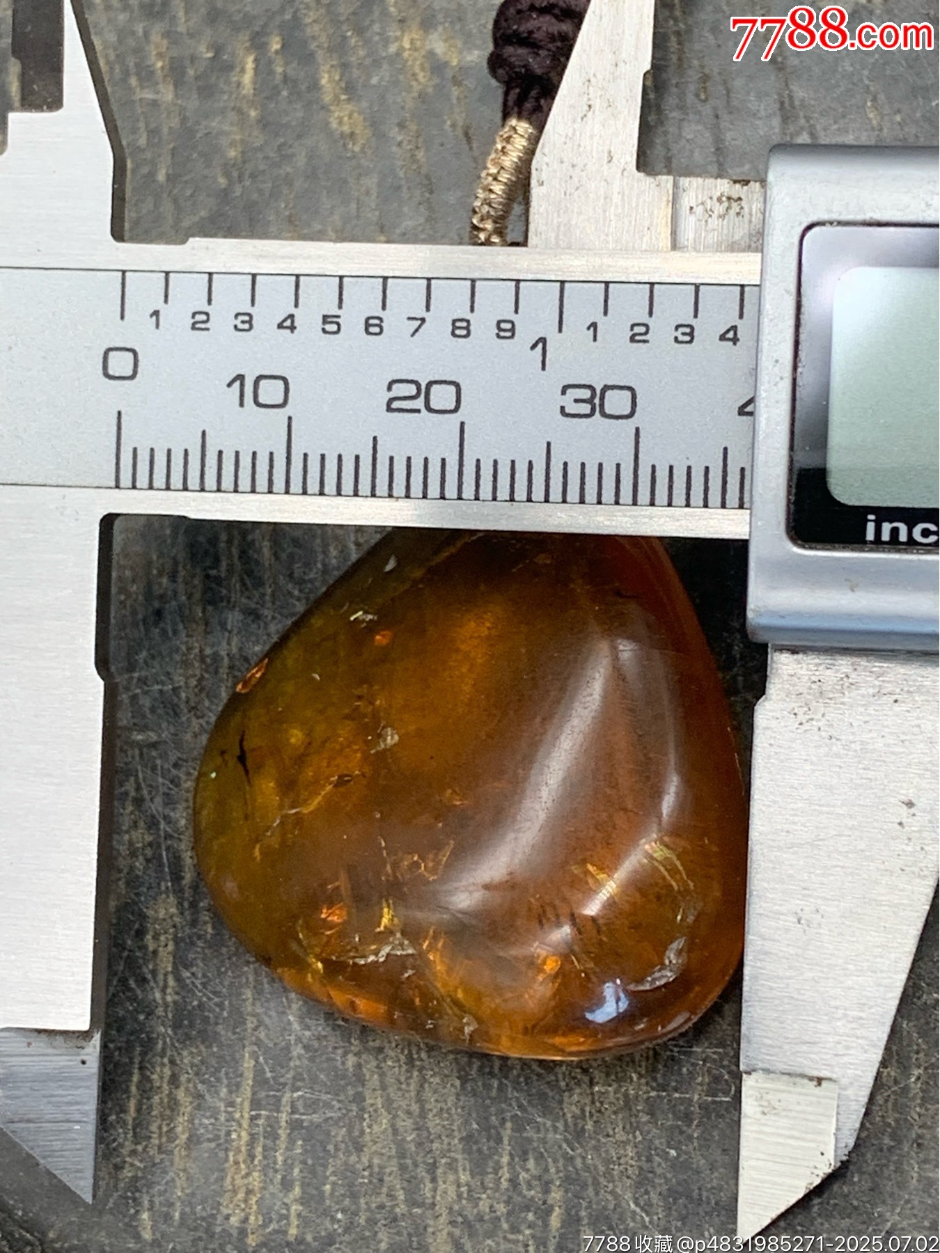 純天然緬甸琥珀金蘭珀吊墜_價格40元_第5張_