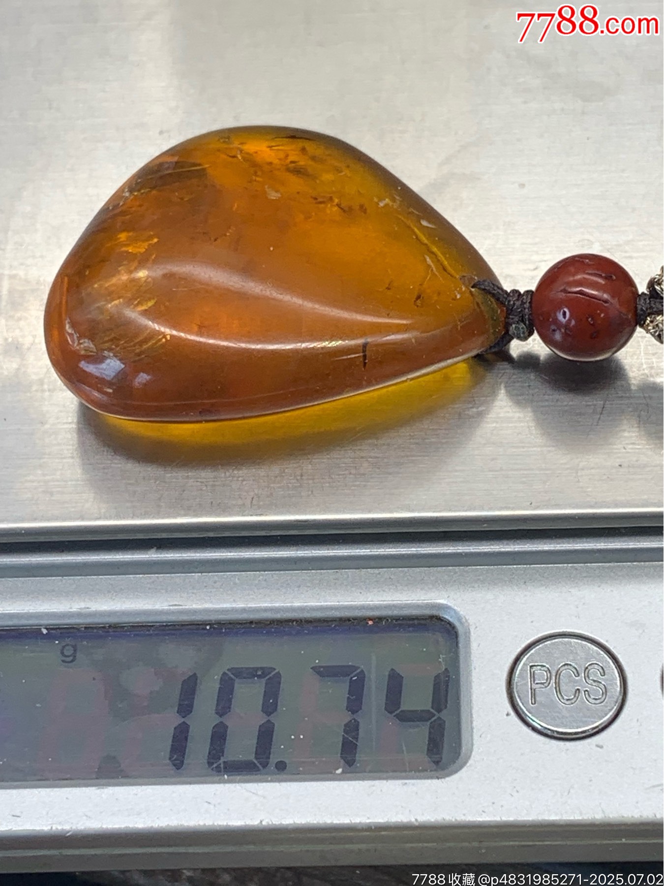 純天然緬甸琥珀金蘭珀吊墜_價格40元_第7張_