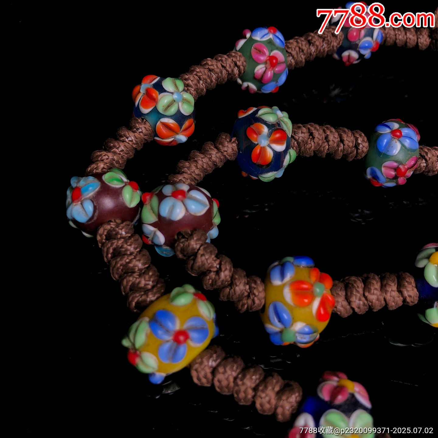 老料流光溢彩花琉璃項鏈_價格299元_第6張_