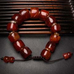 西周老瑪瑙手鏈(au41791893)_子健老貨