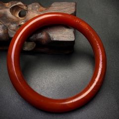精品吉祥紅瑪瑙手鐲(au41791907)_子健老貨