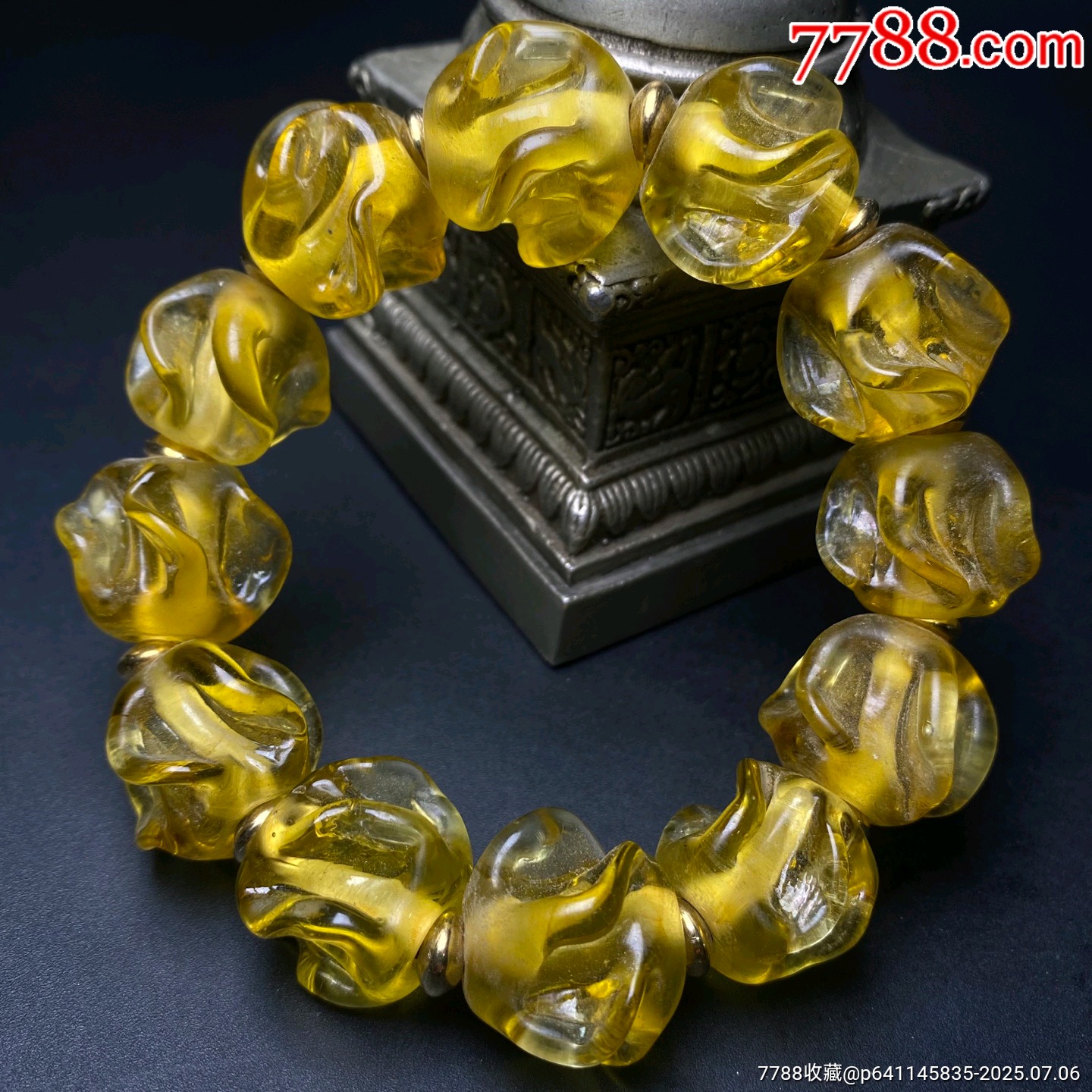 珍藏老琉璃扭轉(zhuǎn)乾坤轉(zhuǎn)運(yùn)珠手鏈_價(jià)格169元_第2張_