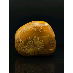 珍品旧藏．精品寿山石田黄级田黄石黄皮黄肉印-寿山石印-7788陶瓷