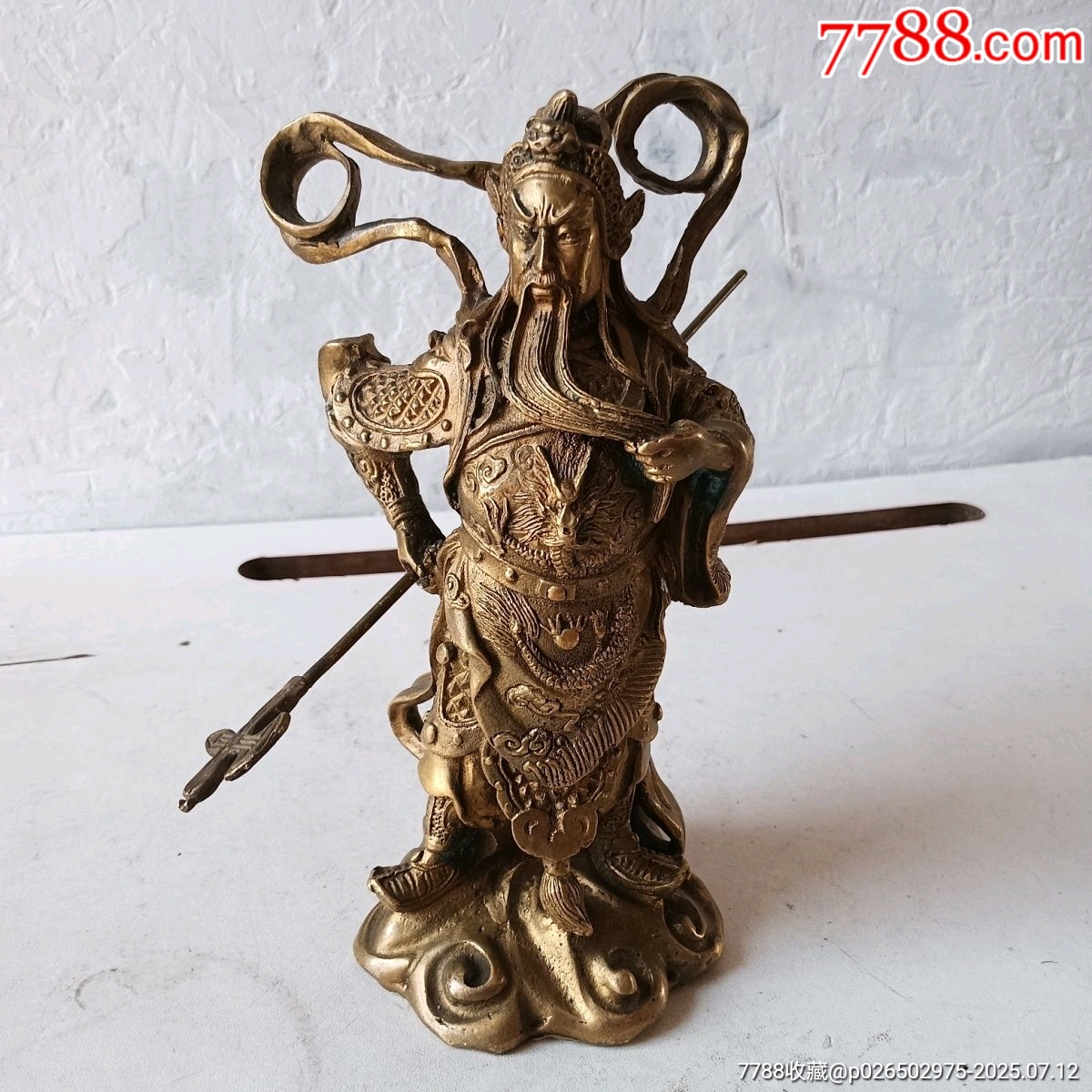 鎏金關(guān)公_價格680元_第1張_